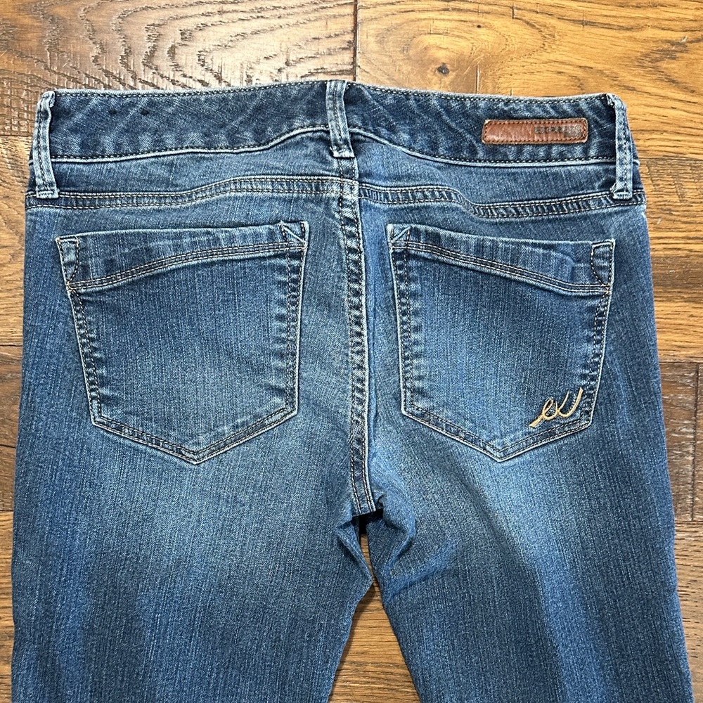 Express Blue Low Rise Skinny Jeans - Picture 7 of 8